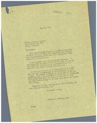 ["The document from Walter O'Bannon Company expresses disapproval of the Fair Employment Practice Act (H.R. 2232) and urges Congressman George Schwabe not to sign a petition in support of the bill. The company believes the bill would create trouble between employers and employees and should not become law. The document requests Congressman Schwabe's influence to prevent the bill from being passed. Congressman Schwabe responds that he has not signed the petition and is inclined to agree with the company's views on the bill."]