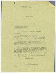 ["The document is a correspondence between Standard Paving Company and Congressman George Schwabe regarding the Fair Employment Practice Act, H.R. 2232. The company expresses their disapproval of the bill, stating that employers should have the right to choose their employees based on merit and not be regulated by a government bureau. They believe that the American business community is capable of fair employment practices without government interference. They also argue that the bill could lead to labor riots, violence, and racial hatred. They urge Congressman Schwabe to vote against the bill."]