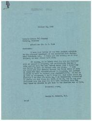 ["The document is a letter from the Guthrie Cotton Oil Company to Honorable  George Schwabe opposing amendments to the Fair Labor Standards Act that would make time and a half over 40 hours mandatory and raise the minimum wage. The company explains that they are unable to increase shifts due to lack of surplus labor and that their prices are fixed by government agencies, so any increase in labor costs would have to be offset by lowering prices paid to producers. They urge Schwabe to oppose the proposed changes."]