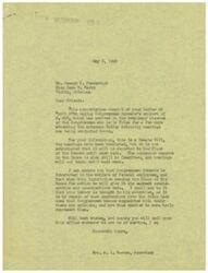 ["The document acknowledges receipt of a request for Congressman Schwabe's support of Senate Bill S-807, which provides for adjustments in the salary of federal employees. It explains that the Congressman is currently attending hearings in Tulsa and will consider the legislation when it reaches the floor of the House for a vote. The document assures that the Congressman is interested in the welfare of federal employees and values input from constituents."]
