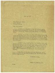 ["The document is a response to Mr. Howard T. Bolten's telegram urging support for the majority report of the House Committee on Civil Service on federal employees' salary and overtime bill. The sender, George B. Schwabe, expresses familiarity with the bill and indicates that he is inclined to support its major provisions, despite not being on the Committee to which the bill was referred. Schwabe assures Bolten of his efforts and vote on the legislation."]