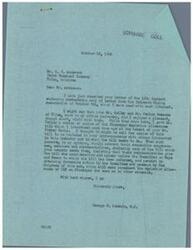 ["The document is discussing a bill introduced by Congressman Schwabe relating to making depletion on fluorspar permanent. The Colorado Mining Association believes that the action taken by the Legislature of Colorado should serve as a model for federal legislation, as Colorado allows for a 40% depletion allowance compared to the 15% allowed in the federal act. They suggest that the mistake of making the provision temporary in the federal government's legislation should be corrected in the new tax law. The document encourages Congressman Schwabe to push for the passage of the bill to make permanent the depletion allowances on fluorspar."]
