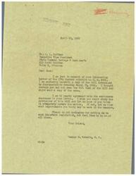["The document is a letter from J. L. Coffman to George B. Schwabe discussing pending legislation (H.R. 2681) related to the Federal Home Loan Bank System. Coffman urges Schwabe to support the bill, which aims to restore certain agencies to their original status as independent entities. Coffman also criticizes public housing initiatives and suggests that private enterprise is a better solution. Additionally, the letter provides information about the State Federal Savings and Loan Association and its services."]
