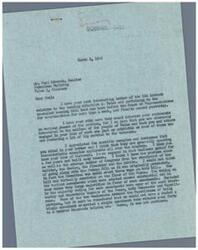["The document from Mr. Edwards to Congressman Schwabe discusses the housing situation in Tulsa and expresses concerns about the impact of proposed housing regulations. Mr. Edwards provides examples of individual homeowners and their experiences with selling their properties at inflated prices. He also mentions a real estate speculator who declined to sell a property due to tax implications. Overall, the letter highlights the challenges faced by homeowners and the potential consequences of government intervention in the housing market."]