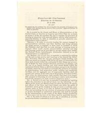 ["This act amends a previous act to provide housing for those engaged in national defense activities. It sets limits on the cost of housing units and allows for the construction of temporary units. It also outlines procedures for the recovery of possession of property, appropriations for housing, and the management of temporary shelters. The act emphasizes the importance of selling housing quickly and providing fair rentals. It also mandates consultation with local officials and gives preference to local residents for employment."]
