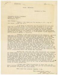 ["The first letter is from H.M. Lein to George B. Schwabe discussing the high rental prices in Tulsa, Oklahoma and advising against lifting OPA restrictions on rental properties. Lein believes that high rental prices will be detrimental to the community and new residents. The second letter is from George B. Schwabe to W.M. Liese, thanking him for his advice on the real estate situation in Tulsa and acknowledging the challenges posed by government regulations. Schwabe expresses his appreciation for the advice and assures Liese that he will consider it in his decision-making."]