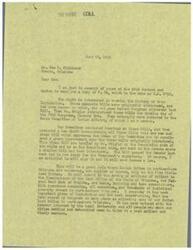 ["The document is a letter from George B. Schwabe to Sam F. Wilkinson, discussing the history and passage of legislation regarding Indian land titles in northeastern Oklahoma. Schwabe explains that the bill, which has passed the Senate and is awaiting the President's signature, will have a significant impact on various parties involved in land transactions in the area. Schwabe promises to send Wilkinson a copy of the Act once it becomes law."]
