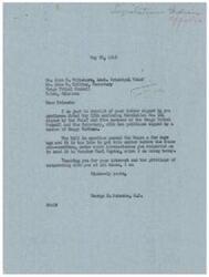 ["The document is a letter from George B. Schwabe, M.C. to the Osage Tribal Council and Senator Carl Hayden regarding a bill that was passed in the House. The Osage Tribal Council had raised concerns about certain items in the bill affecting Osage Indians in Oklahoma, and despite their protests, the bill had passed. Schwabe is forwarding their concerns to Senator Hayden and offering further assistance if needed."]