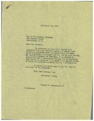 ["Mr. Goodwin requested legislation to be introduced in Congress by Mr. Schwabe, which was done on September 14th as H.R. 4060. Mr. Goodwin also provided a copy of the Osage Civilization fund bill for consideration, which was identical to a bill introduced by Senator Thomas. He asked for a report from the Interior to be called for when the measure is introduced."]