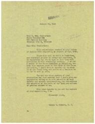 ["The document acknowledges receipt of a request for support of a bill related to education, but states that a decision cannot be made until the final form of the bill is known. The sender assures that education legislation will be given careful consideration."]