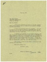 ["Mr. Henry Duncan wrote to Congressman George B. Schwabe inquiring about payments that he had heard were to be made to Indians in five or ten years. Congressman Schwabe responded saying he was not aware of any such payments, but mentioned a bill under consideration that would allow Indians to present their claims within five years. Mr. Duncan then wrote back asking for more information about the potential payments."]