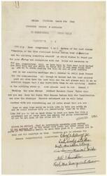 ["The document expresses gratitude to Congressman George B. Schwabe for his cooperation with bills and measures related to the five civilized tribes Indian band of America. The committee is in favor of the commissioner bill and requests copies of the bill and amendment to distribute to members. They also mention other bills for consideration and express a desire to confer with the Congressman in person. They request that their input be considered for appointments and express appreciation for his assistance in their matters."]