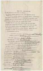 ["The Lost Claims Committee of the five civilized tribes of Indian band of America is in favor of the Indian Commissioners Bill currently in Congress. They hope that the bill will pass both houses and become law with the support of Oklahoma congressmen. The committee members are listed at the end of The document."]