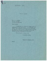 ["The document from George B. Schwabe to J. L. Riddle discusses the Osage Bill and Schwabe's efforts to help those who may benefit from it. Riddle expresses concerns about the lack of payment to Osage Indians and the need for their claims to be settled. He also mentions the need for a fair deal for the Osage Indians and the importance of settling their claims. Riddle requests assistance from Schwabe in resolving these issues and mentions the need for proper compensation for the Osage Indians."]