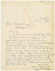 ["Mr. Holloway, a member of the Osage tribe, is writing to Mr. Disney to inquire about the Osage Civilization Fund Bill and the possibility of it being passed in Congress. Mr. Disney responds, explaining that the bill is facing opposition in the House, particularly from Congressman Cochran, and the chances of it passing are slim. He assures Mr. Holloway that he will continue to work towards getting the bill passed, despite the challenges."]