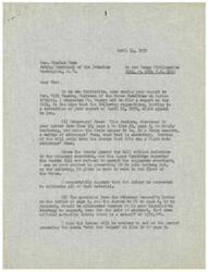 ["Wesley E. Disney is writing to Acting Secretary of the Interior Charles West regarding a report on the Osage Civilization Bill. Disney suggests corrections to the report, including removing discussion of attorneys' fees and a quotation from the Attorney General's letter. Disney believes these changes will clarify the issue and strengthen the support for the bill, which has already passed the Senate three times."]