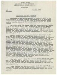 ["The Office of Indian Affairs received a request from the House Committee on Indian Affairs regarding H. R. 9753, which deals with the Pawnee Tribe's claims against the United States. The tribe asserts claims for a shortage in the area of their reservation, fair payment for ceded lands, rights of way through their land, and reimbursement for counsel fees. After careful consideration, it is determined that the only valid claim is for the shortage in the reservation area, amounting to $6,000. It is recommended to amend the bill to appropriate $6,079.50 to settle the Pawnee Tribe's outstanding claims."]