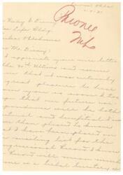 ["The author, Jerry Roberts, is writing to Mr. Disney expressing appreciation for a letter received. Roberts discusses legal matters concerning the tribe and requests information and assistance from Mr. Disney. He also mentions a fairground proposition and expresses gratitude for support from Senator Thomas. Roberts closes the letter with well wishes for continued cooperation between Mr. Disney and the Paconce tribe."]