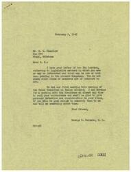 ["The document from Mr. O.K. Chandler to Congressman George B. Schwabe discusses the issue of closing the Indian bureau to save taxpayer money and provide more autonomy for Indian citizens. Chandler, as a Republican, advocates for a final settlement of Indian claims and a fair solution to the Indian question. He also mentions his past dealings with government departments and emphasizes the importance of honesty and integrity in political matters."]