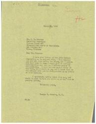 ["The document is a letter from Victory Local 457 of The International Association of Machinists to Representative G. G. Schwabe requesting his support for Bill 2255. Schwabe responds that he has not yet studied the bill but will give it serious consideration and vote as he believes proper. He appreciates being contacted and invites further communication on pending issues."]