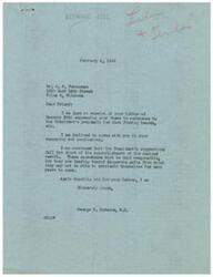 ["The document is a letter from George B. Schwabe to Mr. H. W. Penterman, discussing their agreement on the President's proposals for fact finding boards, and expressing concerns about labor racketeers. Mr. Penterman also suggests holding labor racketeers accountable for their actions and mentions Senator Ed Moore's ideas on the matter."]