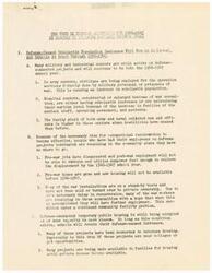 ["The document discusses the need for federal assistance for schools in Oklahoma national defense areas for the years 1946-1947. It highlights the increase in scholastic population due to defense-related activities, the lack of local and state funding to cover deficits, and the inability of local revenue to balance the financial difficulties caused by defense activities. The document also mentions the challenges faced by schools in these areas in terms of funding and population displacement."]