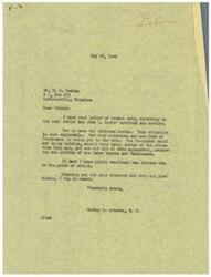 ["The document discusses the coal and railroad strikes, criticizing John L. Lewis and calling for action from the President to address the situation. The writer expresses concern about the impact on the government and calls for a stronger response to the labor bosses and racketeers. The document also mentions public sentiment and the need for action."]
