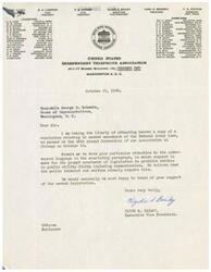 ["The United States Independent Telephone Association passed a resolution at their 49th Annual Convention in Chicago calling for amendments to federal labor laws. They believe that current laws give unfair advantages to organized labor and impose unjust penalties on employers. They are requesting legislation to provide a more orderly negotiation process and to prohibit strikes in essential industries like communication. They have sent a letter to Honorable George B. Schwabe urging his support for these needed amendments."]