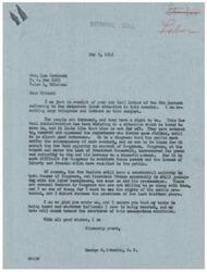 ["The document is a letter from Mrs. Lon Hawthorn to Congressman George B. Schwabe, expressing concern about the labor strikes and urging him to take action to curb the power of union leaders. Mrs. Hawthorn believes that the union leaders are causing havoc in the economic system and that the government needs to address the situation. Congressman Schwabe responds by acknowledging the issue and expressing his commitment to protecting the rights of the public and working towards ending the current labor situation."]