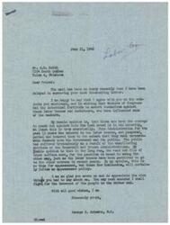 ["The document is discussing the frustration with the influence of labor bosses and racketeers on Members of Congress, the perceived failures of the Roosevelt and Truman Administrations in dealing with labor issues, and the need for stronger laws to curb strikes. Both parties express support for each other in their efforts to fight against the New Deal and government extravagance."]