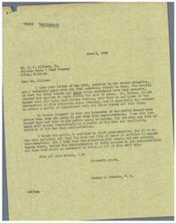 ["The document dated June 5, 1946, from George B. Schwabe, M.C. to Mr. H. J. Allison, Jr. addresses the issue of a strike that has caused trouble and is being supported by labor bosses and labor union racketeers. Schwabe criticizes the New Deal Administration for appeasing labor bosses and believes that the public's interests should be the top priority. He expresses concern that the weak position of the Administration will lead to suffering for both the public and labor. Allison's letter dated May 24, 1946, expresses frustration with the impact of the strike on businesses and questions the right of labor to endanger the nation's health and livelihood through strikes. Allison suggests that those endangering the nation's safety should be removed."]