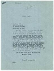 ["The first text is a response from George B. Schwabe to Mrs. Ralph Du Bois, discussing the strike situation and the influence of labor racketeers on the government. Schwabe expresses support for the Case Bill and emphasizes the importance of prioritizing the interests of the public over the minority represented by the racketeers. The second text is a letter from Charlotte Du Bois to Mr. Scholle expressing concern about the impact of strikes on soldiers returning to the United States and advocating for action to address the issue."]