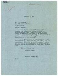 ["Mr. Deckard wrote to Congressman Schwabe expressing his views on labor strikes and the need for effective legislation to curb them. He suggested that the word \"anti-strike\" should be avoided in any new legislation and emphasized the need to eliminate violent picketing. Deckard highlighted the importance of passing laws with real consequences to address labor disputes. Congressman Schwabe responded, acknowledging Deckard's views and expressing his commitment to considering his ideas in order to preserve free enterprise in the country."]