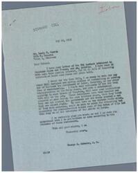 ["The document is addressed to Honorable George B. Schwabe, expressing frustration with the current labor situation and the influence of labor racketeers. The writer criticizes the New Deal Administration for not taking action to control these racketeers and calls for legislation to address the issue. The writer also expresses concern about the power and influence of various unions, organizations, and government officials. The document emphasizes the need for action to protect the American system of free enterprise before it is too late."]
