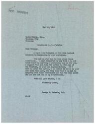 ["The document is a response from Representative George B. Schwabe to Quick Charge, Inc. regarding their employees voting against a union and being picketed by the Teamsters Union. Schwabe suggests that Quick Charge take the matter up with a Senator or their Representative as he believes he cannot personally help due to his lack of sympathy towards unions and the New Deal. He expresses that getting involved may do more harm than good for Quick Charge."]