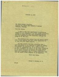 ["The document is from George B. Schwabe, acknowledging receipt of a telegram from David Fowler protesting the passage of House bill 119. Schwabe states that he voted against the bill and invites communication from Fowler to provide information and advice on issues of interest to the United Mine Workers of America. Fowler had expressed concerns about the bill creating a compulsory slave labor system and asked for a vote against it."]