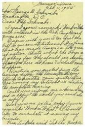 ["The document is written to Representative Schwabe discussing the importance of upholding American values and the Constitution. The writer expresses concern about the direction of the country and the need for more leaders like Schwabe. They also mention the need for honesty and integrity in politics and criticize certain politicians. The writer ends by expressing hope for a return to God's time and values."]
