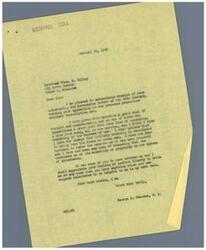 ["The document is a letter from Reverend Thos. B. Talley to George B. Schwabe, expressing opposition to the proposed peace-time military conscription act. Talley argues that conscription would destroy liberty, not promote national defense or democracy, and would have negative health consequences. He urges Schwabe to use his influence to prevent the legislation from being enacted."]