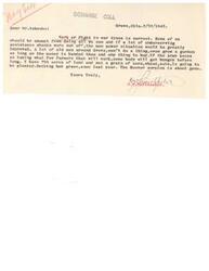 ["The document addresses the importance of all individuals contributing to the war effort during wartime, criticizing those who rely on undeserved assistance checks instead of working. The author expresses concern about the lack of farmers willing to work and the impact on food production, stating that they will not be planting any crops on their land. The document also mentions the depletion of the Hoover surplus."]