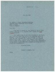 ["The document from the Oklahoma State Industrial Union Council requests Congressman George B. Schwabe to oppose the Equal Rights Amendment, as they believe it would deprive women of equal protection in the workforce. The Congressman responds that he has not yet studied the proposed measure but will give it serious consideration before any vote is taken. The union council emphasizes the important role women played during the war and advocates for equal pay for equal work."]