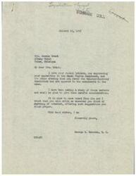["Mrs. Bessie Grant has written to Congressman George Schwabe expressing her opposition to the Equal Rights Amendment but support for the Maloney-Monroney Resolution. Congressman Schwabe has acknowledged her letters and stated that he will consider her views on the matter."]