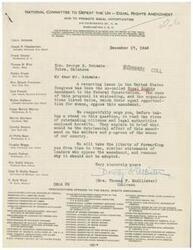["The document outlines the efforts of the National Committee to Defeat the Equal Rights Amendment and to promote equal opportunities for women. It includes a list of legal advisors and organizations opposed to the amendment, as well as an advisory committee of individuals who support equal opportunities for women. The document emphasizes the misleading nature of the Equal Rights Amendment and highlights the detrimental effects it could have on women in the country."]