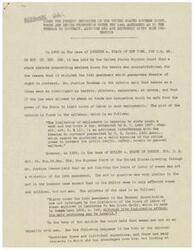 ["The document discusses the evolution of legal decisions regarding women's rights under the 14th Amendment in the United States Supreme Court. It highlights cases such as Lochner v. State of New York, Muller v. State of Oregon, Adkins v. Children's Hospital, and West Coast Hotel Co. v. Parrish, which have shaped the protection of women's freedom to contract. The document concludes with the controversial decision in the West Coast Hotel Co. case, which overturned previous rulings and deprived women of constitutional protection."]