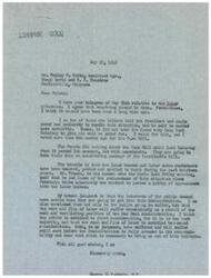 ["The document is a letter from George B. Schwabe to Wesley C. White discussing the labor situation and the need for action to stop strikes. Schwabe criticizes the New Deal Administration for appeasing labor bosses and urges immediate action to protect the interests of the public and rank and file of labor. Schwabe also mentions his support for legislation to address the labor situation."]