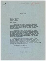 ["The document is a letter from George B. Schwabe, a member of Congress, responding to a protest against the strike situation. Schwabe agrees with the protest and expresses a desire to vote for bills that will curb labor racketeers. He criticizes the New Deal administration for pampering the labor racketeers and prioritizing their votes over the public good. The document emphasizes Schwabe's commitment to serving the public interest."]