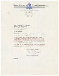 ["The document is congratulating Honorable  George B. Schwabe for his vote on the Case Bill, stating that it has received universal approval among the people the writer associates with. The writer also mentions hearing favorable comments about the Oklahoma delegation voting 100% for the bill and congratulates Schwabe for his courage."]