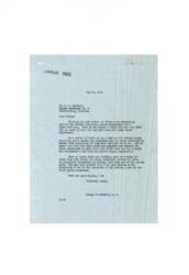 ["The document is a correspondence between Mr. R.P. Marshall and Congressman George B. Schwabe regarding the issue of labor strikes and the power of labor leaders. Marshall expresses concern about the influence of labor racketeers on the government and urges for action to curb their power. Schwabe agrees with Marshall's sentiments and assures him of his commitment to the public good. Both parties believe that current laws should be enforced to address the situation."]