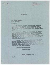 ["The sender agrees with the recipient's protest against the strike situation and mentions voting for bills to curb labor racketeers. They criticize the New Deal government for pampering these racketeers and prioritize public interest over political gain. The recipient is urged to take action against labor racketeers."]