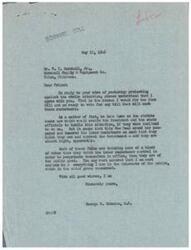 ["The sender agrees with the recipient's protest against the strike situation and is willing to support legislation to curb labor racketeers. They believe that current laws could address the issue if enforced properly, but feel that politicians are more concerned with pleasing labor racketeers for votes than serving the public interest. The sender urges the recipient to enact legislation to regulate radical labor leaders."]