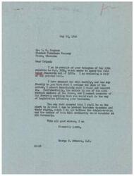 ["Mr. Schwabe received a telegram from Mr. Shannon regarding H.R. 3914, a bill seeking to amend the Fair Labor Standards Act of 1938. Schwabe does not support the bill because he believes the author is radical and unlikely to consider the concerns of business owners like Shannon. Schwabe assures Shannon that he will work to protect business concerns and their rights. Shannon requests that Schwabe object to certain provisions of the bill that would affect retailing."]